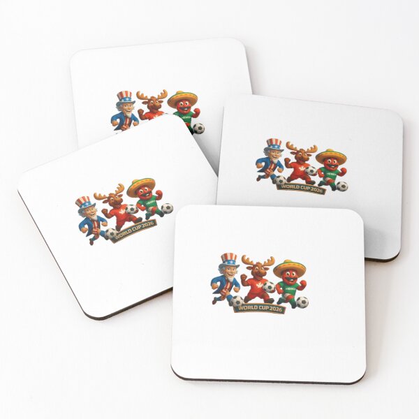 Item preview, World Cup 2026 Host Nations Mascots designed and sold by Pixanova.