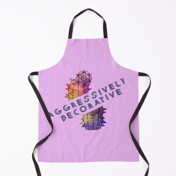 Item preview, Geometric Cactus with Aggressively Decorative Quote designed and sold by GraphicComet.