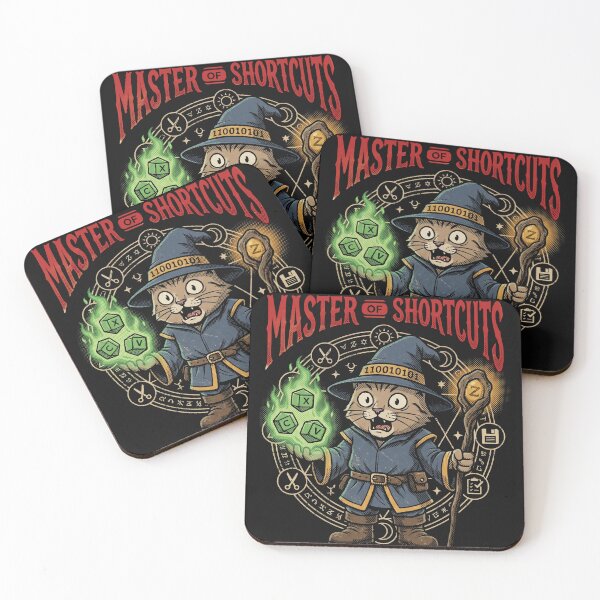 Item preview, Master of Shortcuts Cat Wizard - Funny Programmer RPG Gamer designed and sold by AdyKurniawan.
