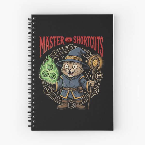 Item preview, Master of Shortcuts Cat Wizard - Funny Programmer RPG Gamer designed and sold by AdyKurniawan.