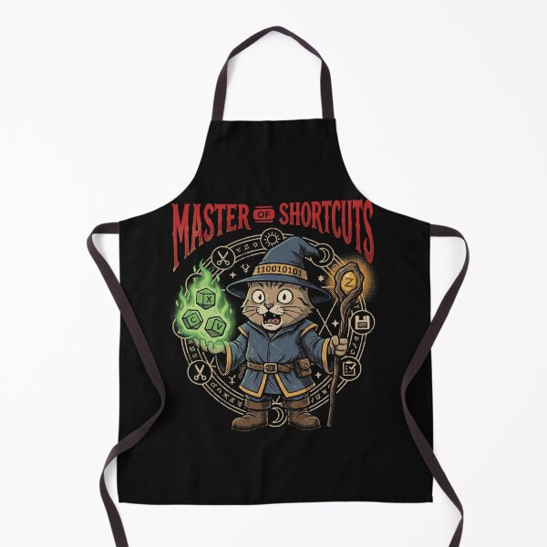 Item preview, Master of Shortcuts Cat Wizard - Funny Programmer RPG Gamer designed and sold by AdyKurniawan.