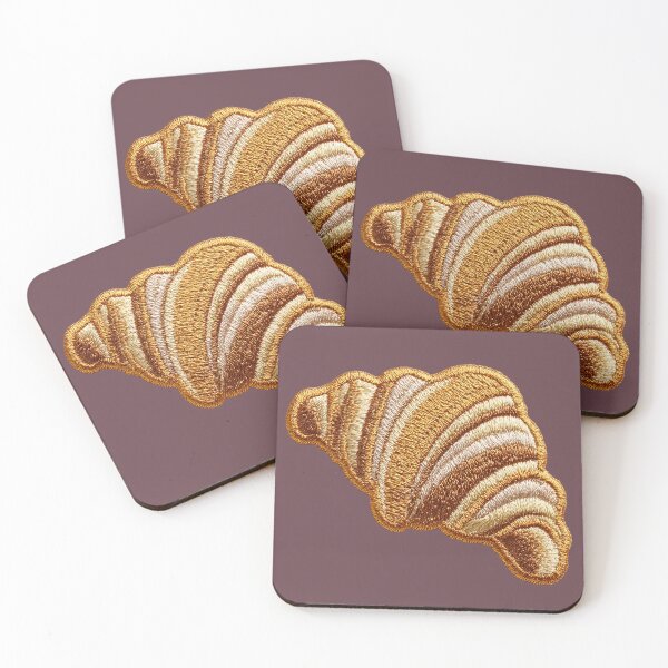 Item preview, Golden Croissant Embroidery Art designed and sold by MegaNovaArt.