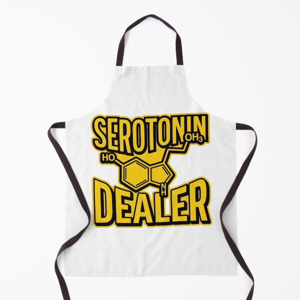 Item preview, Edgy Pharmacology Humor: Serotonin Dealer Chemistry Art designed and sold by MEDICOFFEE.