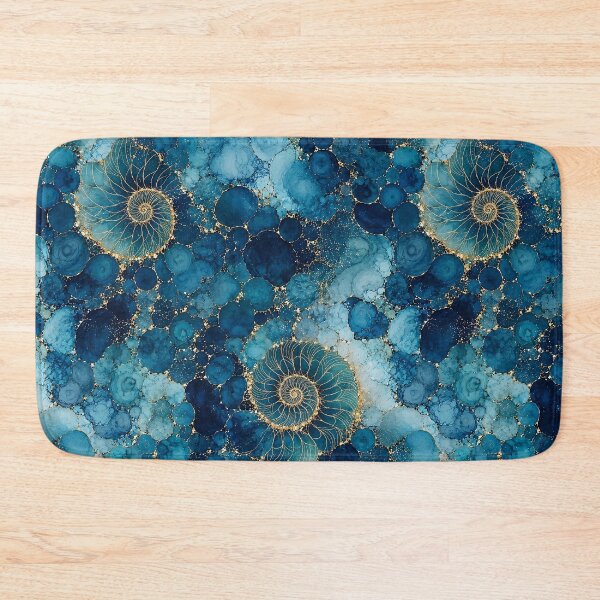 Item preview, Golden Nautilus Spirals designed and sold by JacquiTaylorArt.