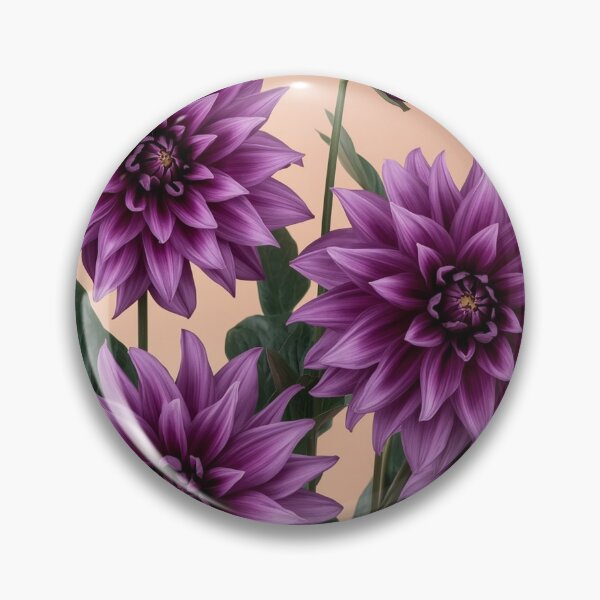 Item preview, Flourishing Purple dahlia flower | Tropical Flower designed and sold by Desolaa_Arts.