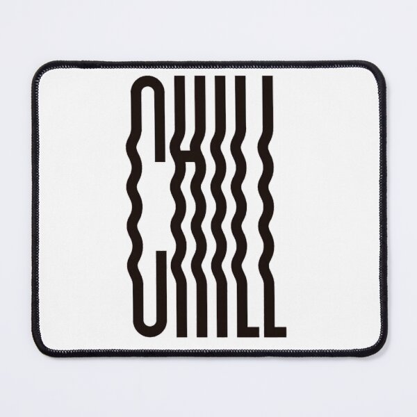 Item preview, Chill Typography Print | Wavy Retro Slogan Design designed and sold by The-SilentPlace.