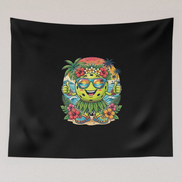 Item preview, Tropical Pickle Ball Hawaiian Beach Summer Vacation designed and sold by dudelinart.