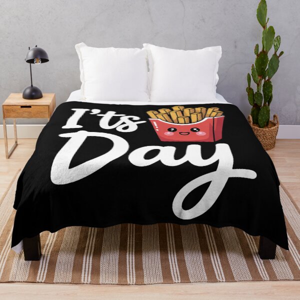 Item preview, It's French Fries Day French Fry Kawaii designed and sold by SapfireStuArt.