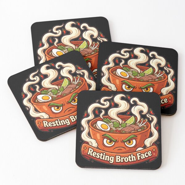 Item preview, Cara de caldo en reposo, divertido amante de la sopa Pho designed and sold by Oommen Studio .
