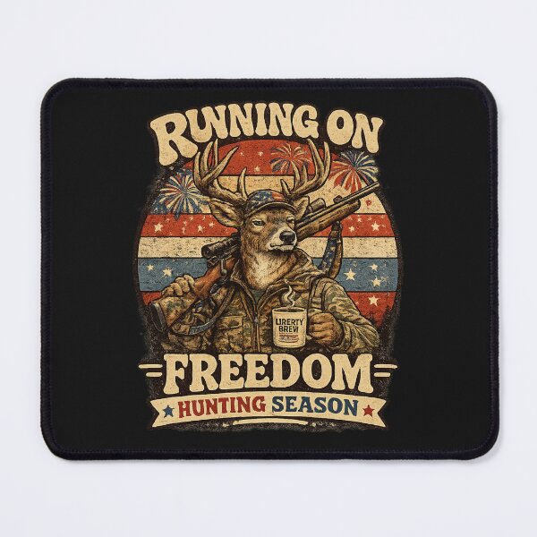 Item preview, hunting season running on freedom 1776 designed and sold by Original1977.
