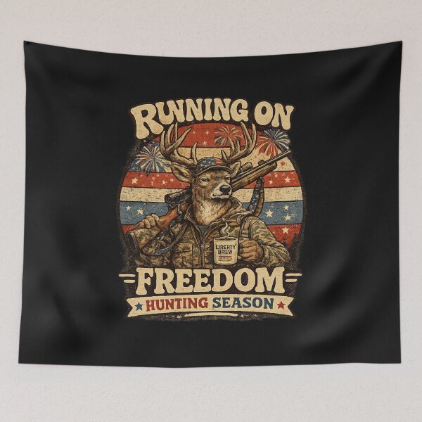 Item preview, hunting season running on freedom 1776  designed and sold by Original1977.