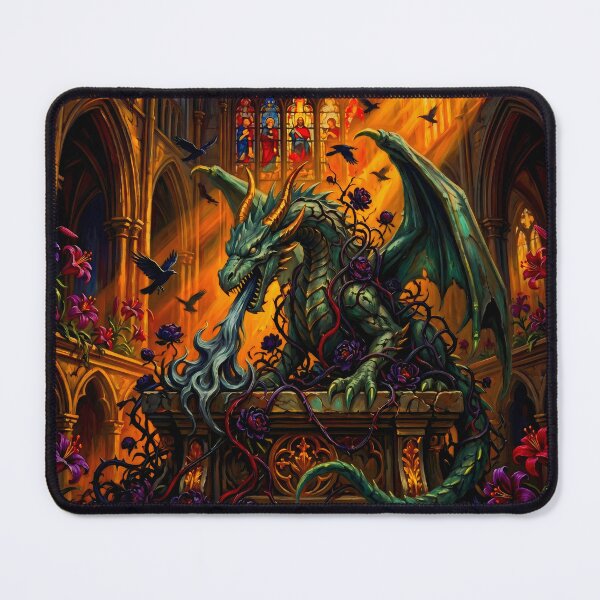 Item preview, Dark Gothic Art & Fine Art Prints (1:1 Square Posters) designed and sold by Cyber-ART-Studio.