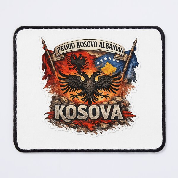 Item preview, Proud Kosovo Albanian – Diaspora Heritage Eagle Patriot Design designed and sold by kimkosovo.