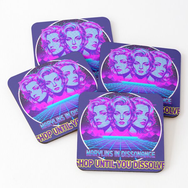 Item preview, Marylins in Dissonance: Neon Pop Art Grid designed and sold by A E S T H E T A T A G.