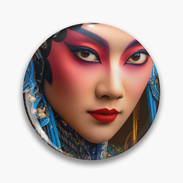 Item preview, Elegant Chinese Opera Makeup and Traditional Attire designed and sold by Artessie.