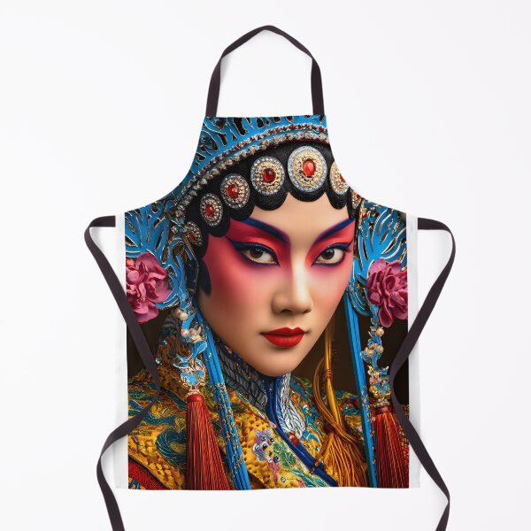 Item preview, Elegant Chinese Opera Makeup and Traditional Attire designed and sold by Artessie.