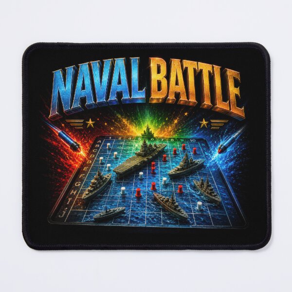 Item preview, Naval Battle Classic Strategy Game Art designed and sold by Retr0Tshirts.