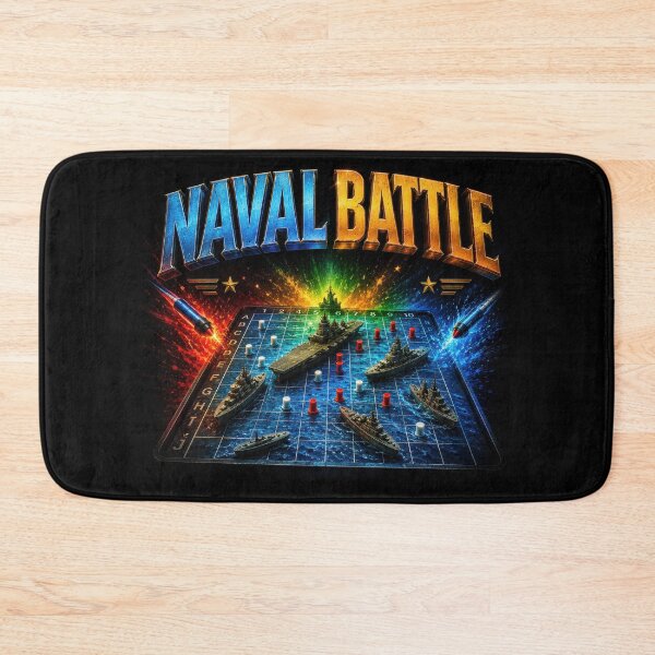 Item preview, Naval Battle Classic Strategy Game Art designed and sold by Retr0Tshirts.