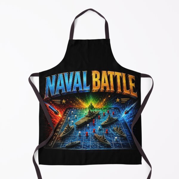 Item preview, Naval Battle Classic Strategy Game Art designed and sold by Retr0Tshirts.