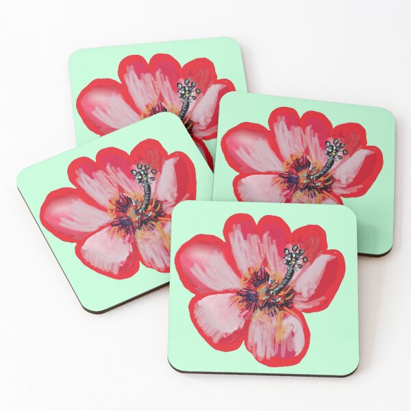 Item preview, Red Hibiscus Flower  designed and sold by Fayes4Art.