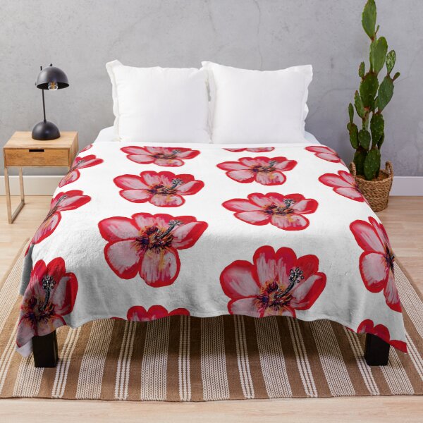 Item preview, Red Hibiscus Flower designed and sold by Fayes4Art.