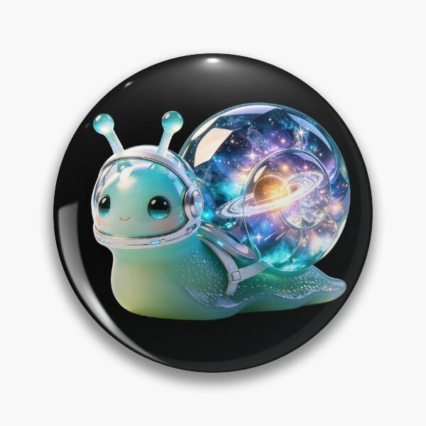 Item preview, Emerald Snail - Cosmic Voyager: The Stardust Planet Guardian designed and sold by ABYSSLAB.