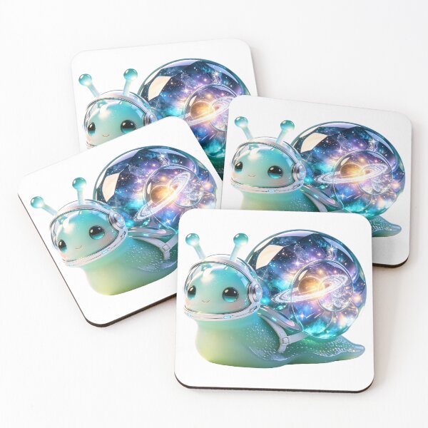 Item preview, Emerald Snail - Cosmic Voyager: The Stardust Planet Guardian designed and sold by ABYSSLAB.