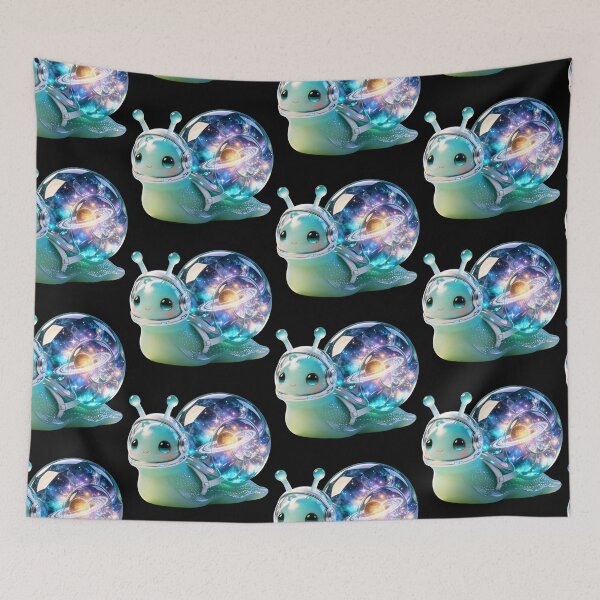 Item preview, Emerald Snail - Cosmic Voyager: The Stardust Planet Guardian designed and sold by ABYSSLAB.