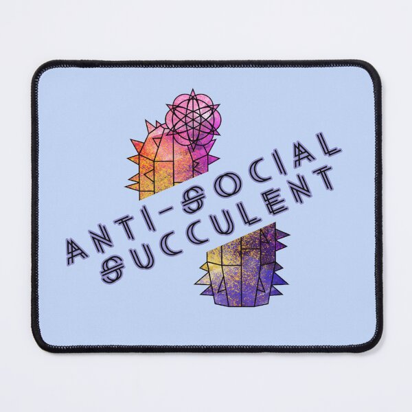 Item preview, Anti Social Succulent – Funny Introvert Plant Lover Design designed and sold by GraphicComet.
