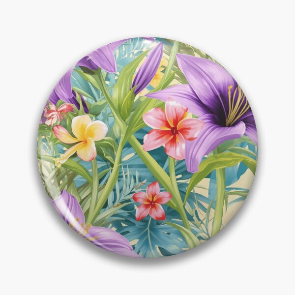 Item preview, Whimsical Purple lily flower | Tropical Flower designed and sold by Desolaa_Arts.