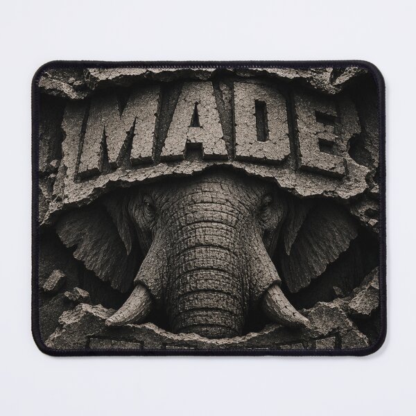 Item preview, Systems Architect Big Mood Slow Pace Elephant Technical Sketch Print designed and sold by SavannaStrikes.