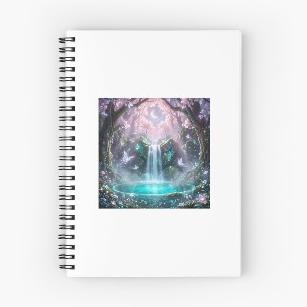Item preview, The Hidden Waterfall of Crystalfell designed and sold by MagicRealmsArt.