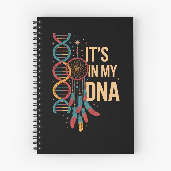 Item preview, It's in My DNA Indigenous Native American Indian Day designed and sold by SapfireStuArt.