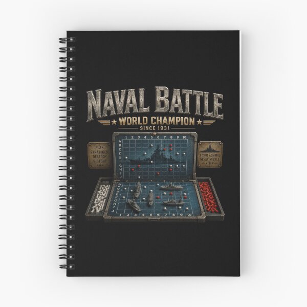 Item preview, Naval Battle World Champion Strategy Humor designed and sold by Retr0Tshirts.