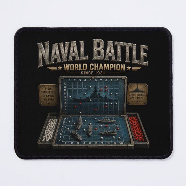 Item preview, Naval Battle World Champion Strategy Humor designed and sold by Retr0Tshirts.
