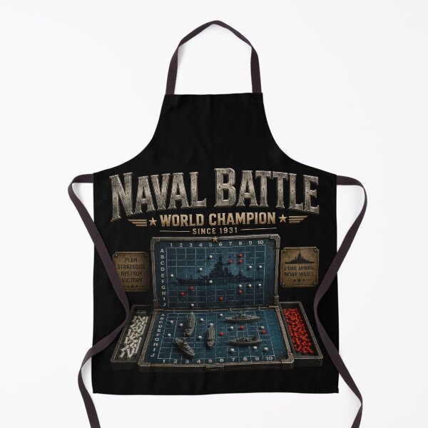 Item preview, Naval Battle World Champion Strategy Humor designed and sold by Retr0Tshirts.