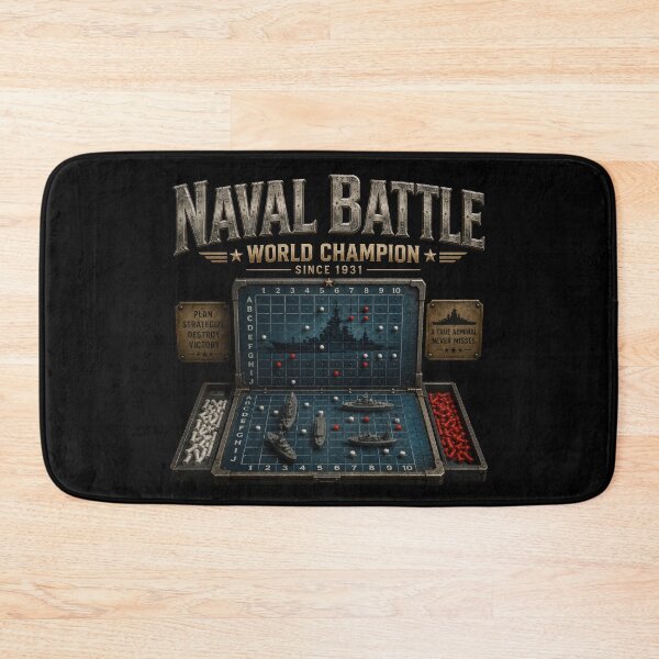 Item preview, Naval Battle World Champion Strategy Humor designed and sold by Retr0Tshirts.