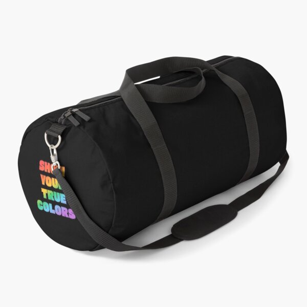 Item preview, SHOW YOUR TRUE COLORS - LGBTQ PRIDE RAINBOW ON BLACK designed and sold by Inspirationmotivation.