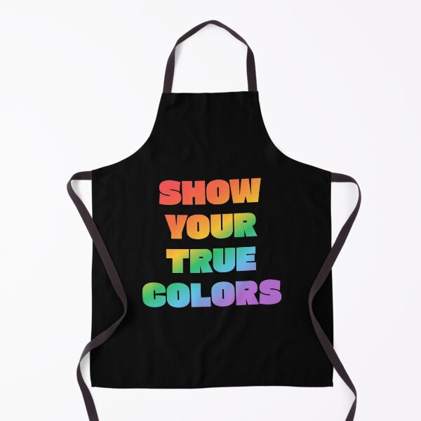 Item preview, SHOW YOUR TRUE COLORS - LGBTQ PRIDE RAINBOW ON BLACK designed and sold by Inspirationmotivation.