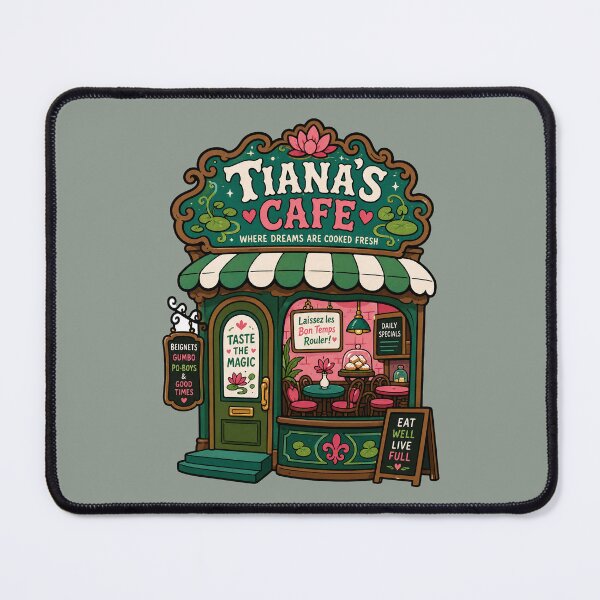 Item preview, Tiana's Cafe Shop designed and sold by BrambleBox.