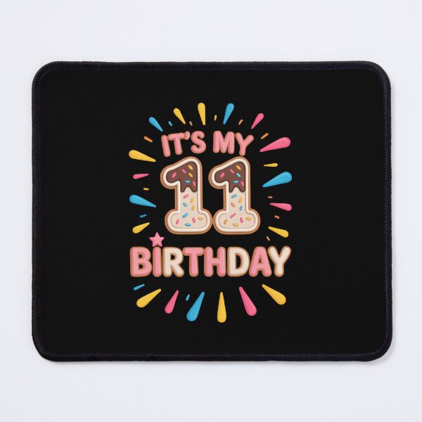 Item preview, It's My 11th Birthday Donut - 11 Years Old B-day Donut designed and sold by SapfireStuArt.