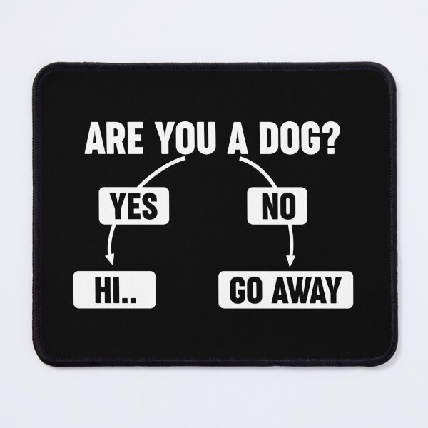 Item preview, Are You A Dog - Funny Dog Greeting Animal Pet Lover Gift designed and sold by louciverzania.