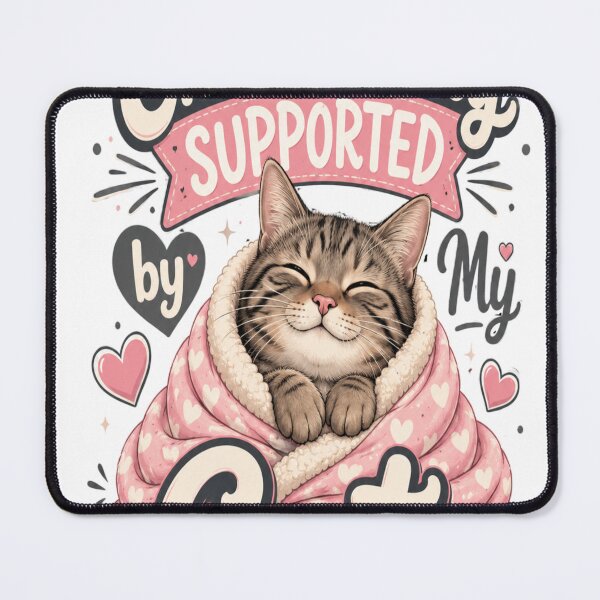 Item preview, Emotionally Supported by My Cat designed and sold by OMAR SAYOURI.