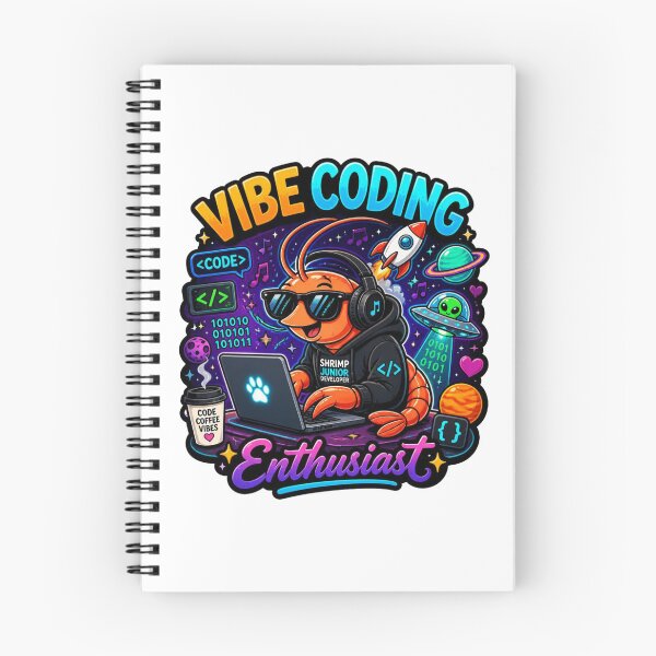 Item preview, Vibe Coding Shrimp Kawaii Sticker – Shrimp Coder Gift for Programmers & Developers designed and sold by NuniDesigns.