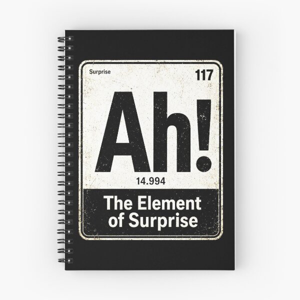 Item preview, AH The Element Of Surprise Ah Periodic Table Funny Science designed and sold by ArcaneArtistry.