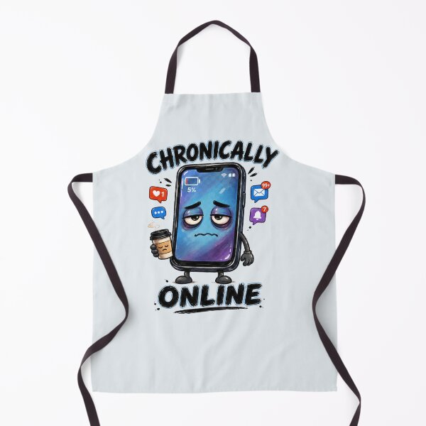 Item preview, Chronically Online Funny Smartphone Character designed and sold by StillWildink.