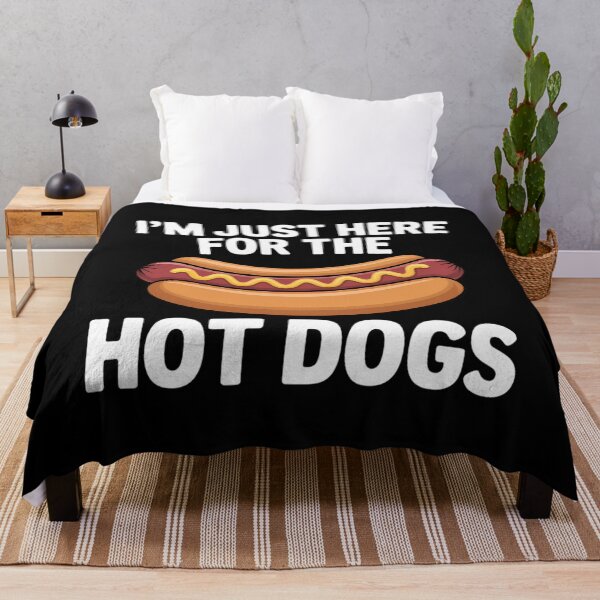 Item preview, Hot Dog I'm Just Here For Hot Dogs designed and sold by SapfireStuArt.