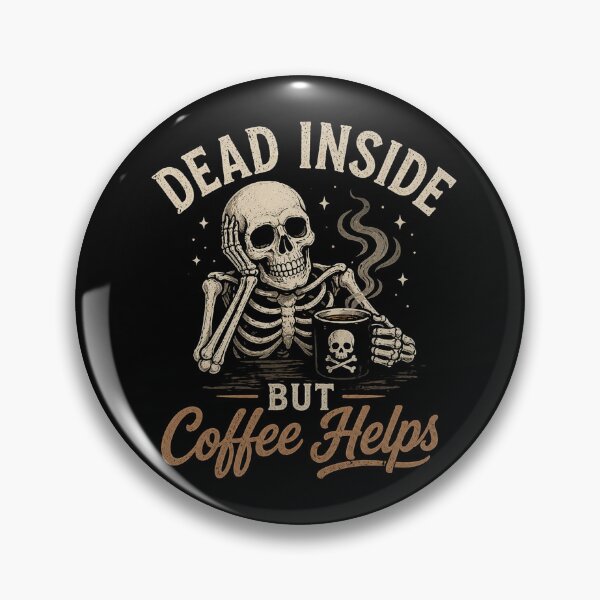 Item preview, Coffee Helps Skeleton Design For Everyday Office Life and Home Office designed and sold by EichStore.