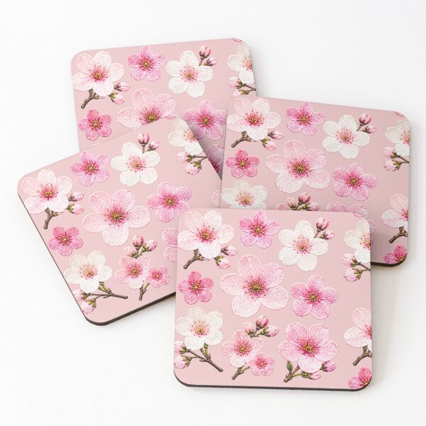 Item preview, Cherry Blossom Collection Embroidery designed and sold by ColorSplash123.