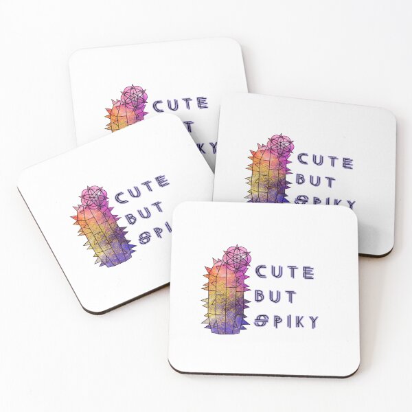 Item preview, Cute But Spiky – Funny Geometric Cactus Design designed and sold by GraphicComet.